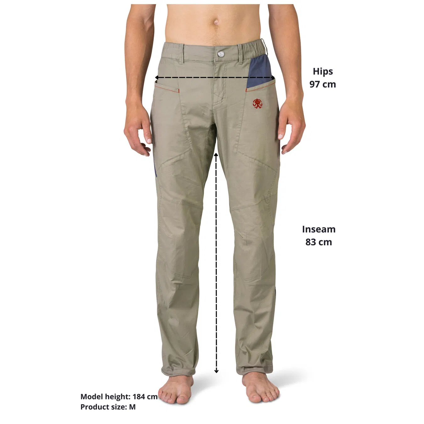 Nohavice Rafiki Crag Climbing Pants panske brindle 11